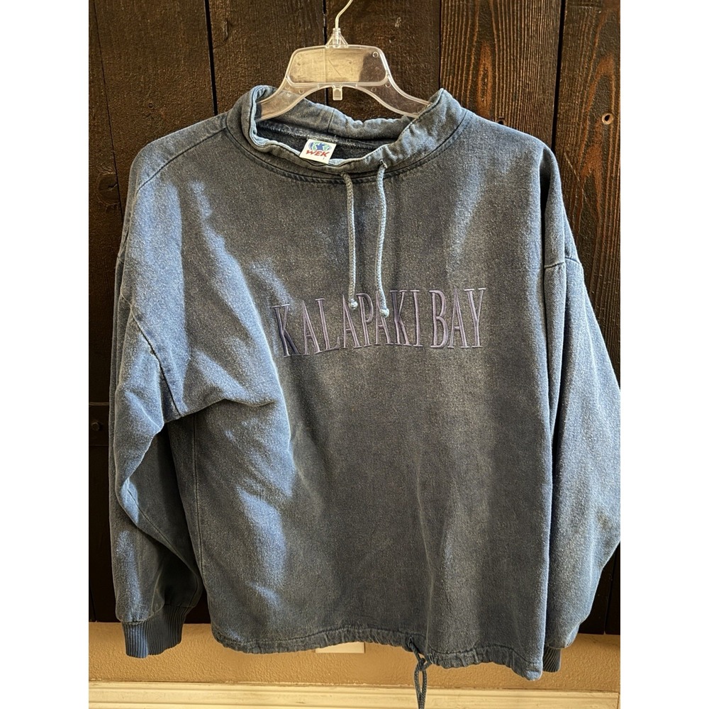 Vintage WEK Pullover Sweatshirt KalaPaki Bay Hawaii Made In USA Unisex #174